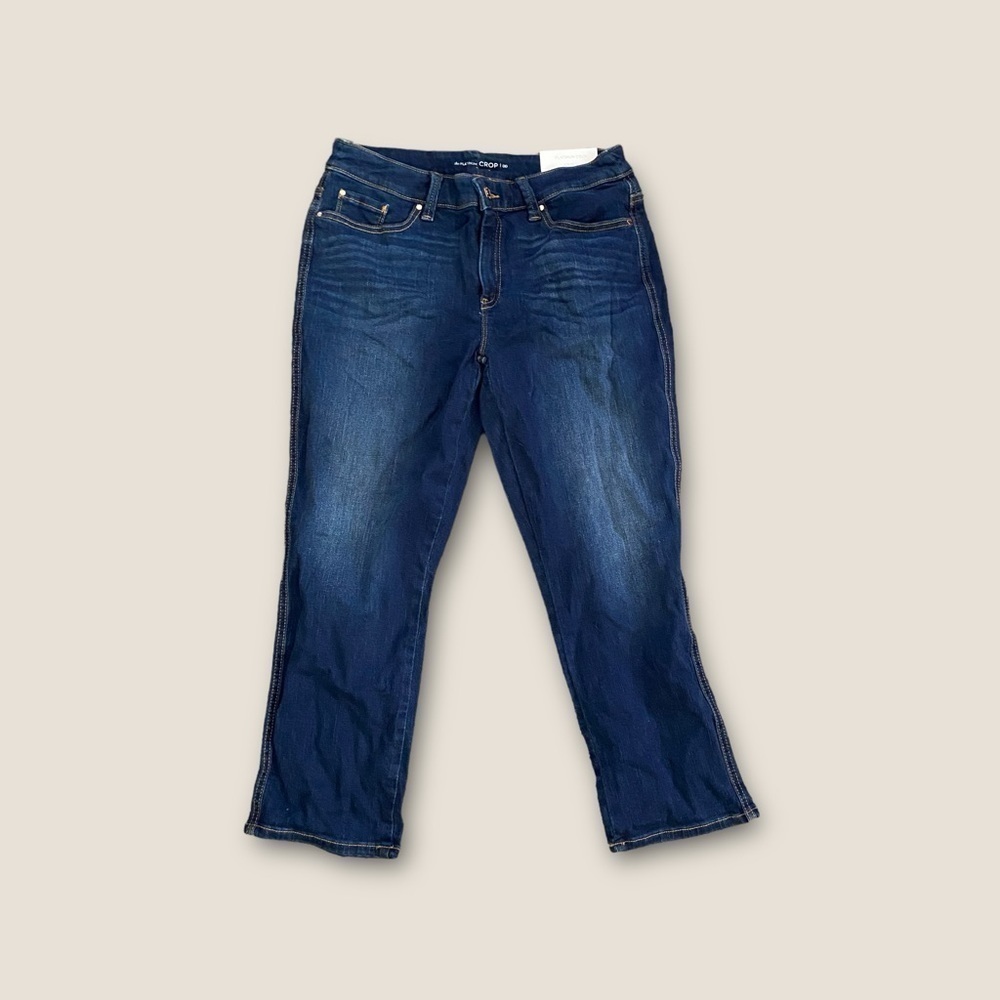 Chico’s The Platinum Crop Slim Fit Jeans Indigo 00